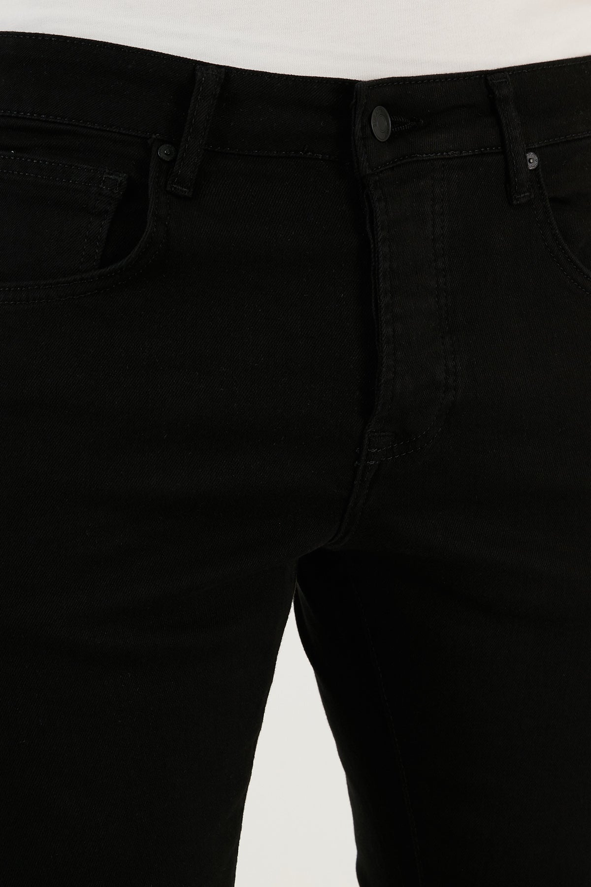 Buratti Pamuklu Normal Bel Slim Fit Dar Paça Jeans Erkek Kot Pantolon 1120J54NAPOLI SİYAH