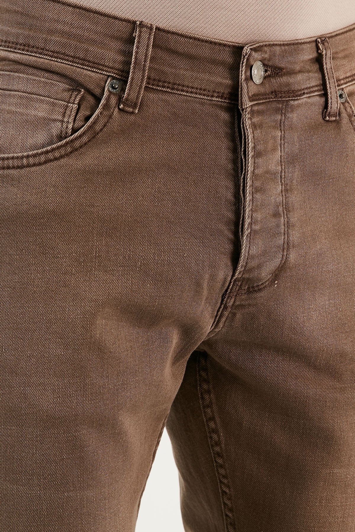 Buratti Pamuklu Normal Bel Regular Fit Jeans Erkek Kot Pantolon 6440303 TOPRAK
