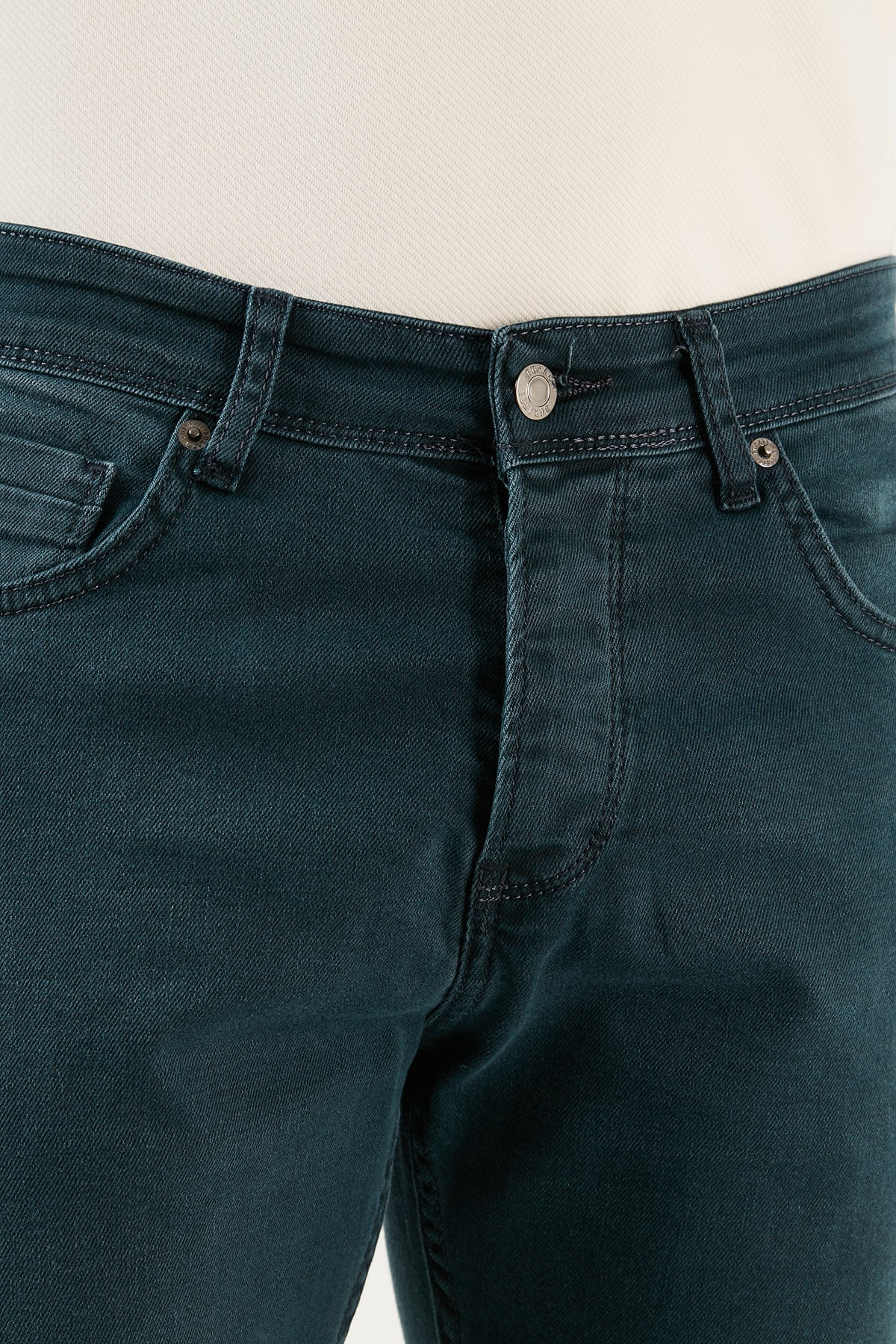Buratti Pamuklu Normal Bel Regular Fit Jeans Erkek Kot Pantolon 6440303 PETROL