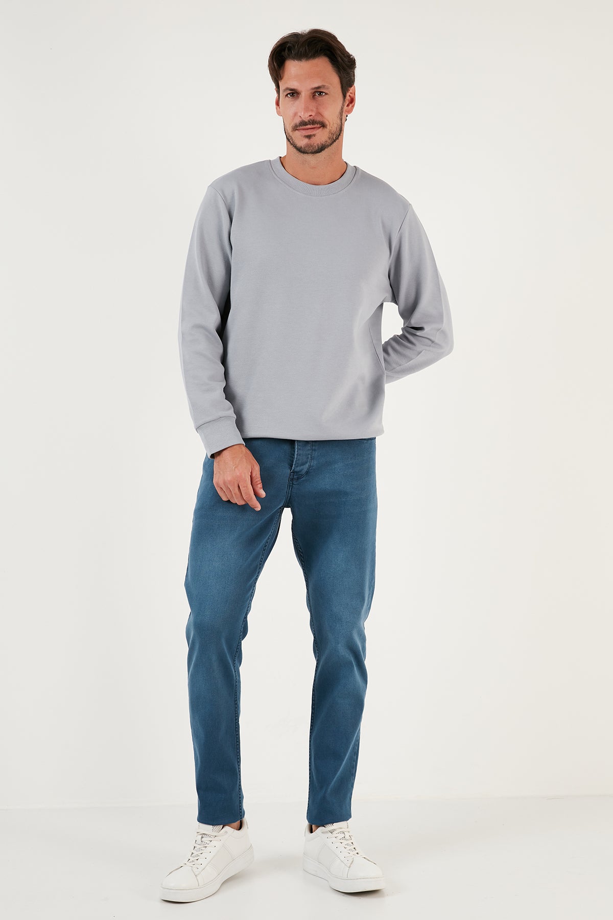 Buratti Pamuklu Normal Bel Regular Fit Jeans Erkek Kot Pantolon 6440303 MAVİ