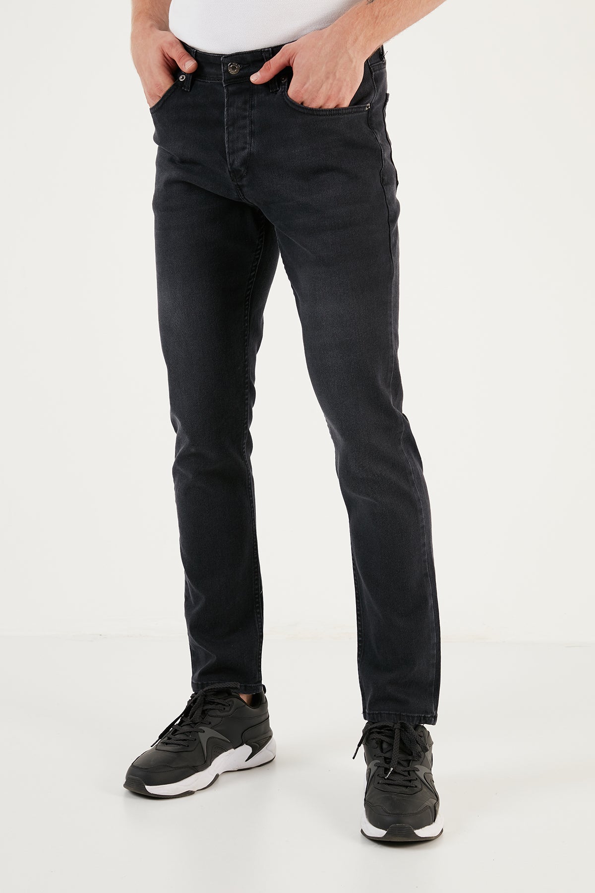 Buratti Pamuklu Normal Bel Regular Fit Jeans Erkek Kot Pantolon 6440303 FÜME