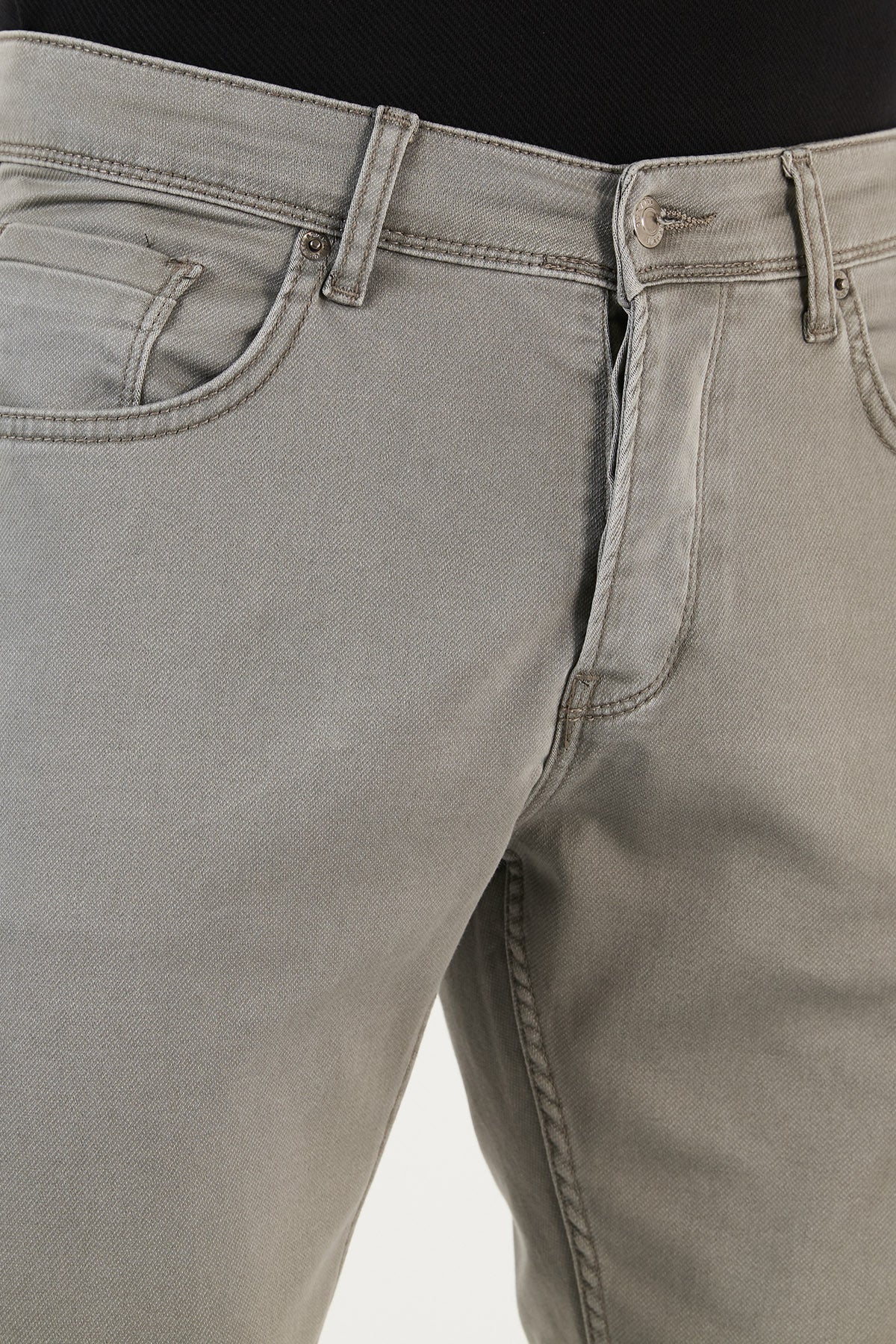 Buratti Pamuklu Normal Bel Regular Fit Jeans Erkek Kot Pantolon 6440304 TOPRAK