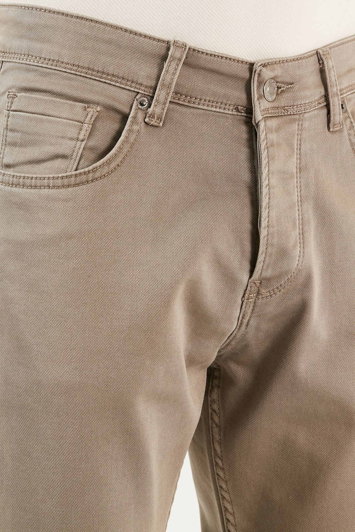Buratti Pamuklu Normal Bel Regular Fit Jeans Erkek Kot Pantolon 6440304 BEJ