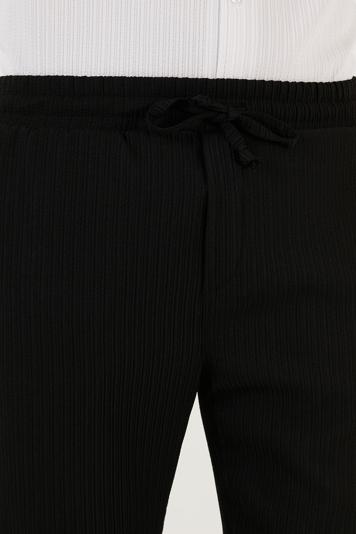 Buratti Belden Bağlamalı Cepli Regular Fit Erkek Pantolon CF24S617849 SİYAH