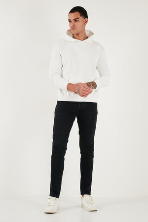 Buratti Pamuklu Slim Fit Normal Bel Dar Paça Jeans Erkek Kot Pantolon 1115C14NAPOLI SİYAH