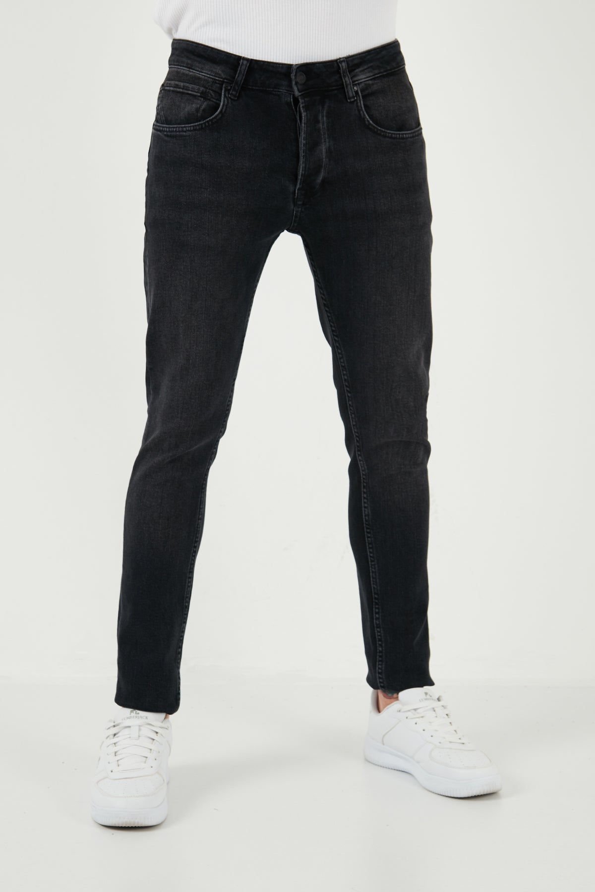 Buratti Normal Bel Slim Fit Dar Paça Jeans Erkek Kot Pantolon 1122J118NAPOLI SİYAH