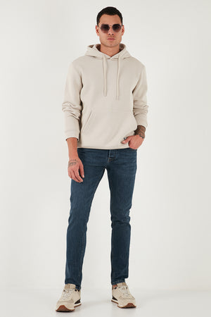 Buratti Pamuklu Slim Fit Normal Bel Dar Paça Jeans Erkek Kot Pantolon 1124C04NAPOLI LACİVERT