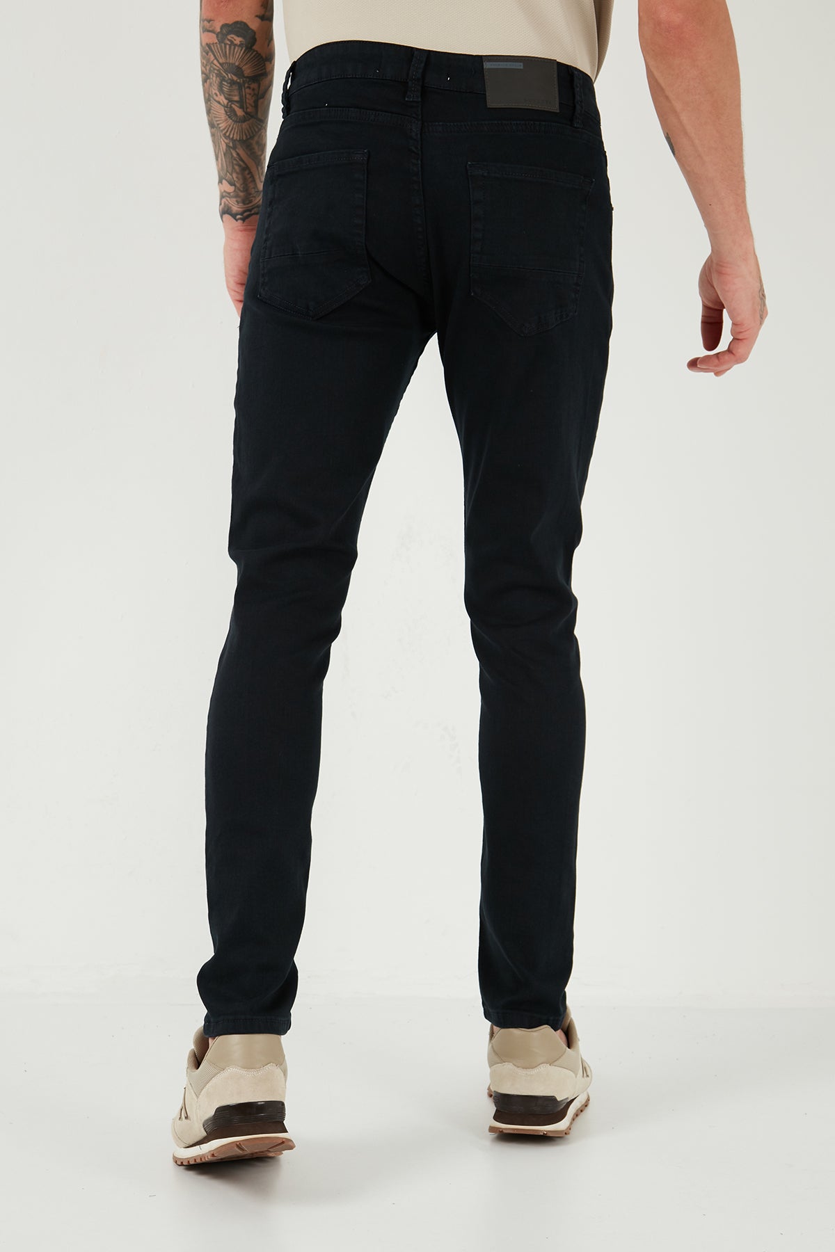 Buratti Normal Bel Slim Fit Dar Paça Jeans Erkek Kot Pantolon 1130J117NAPOLI LACİVERT