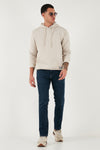 Buratti Pamuklu Regular Fit Normal Bel Boru Paça Jeans Erkek Kot Pantolon 2203C28PARMA LACİVERT