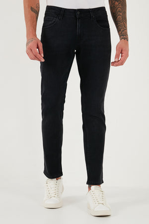 Buratti Pamuklu Regular Fit Normal Bel Boru Paça Jeans Erkek Kot Pantolon 2211C13PARMA SİYAH