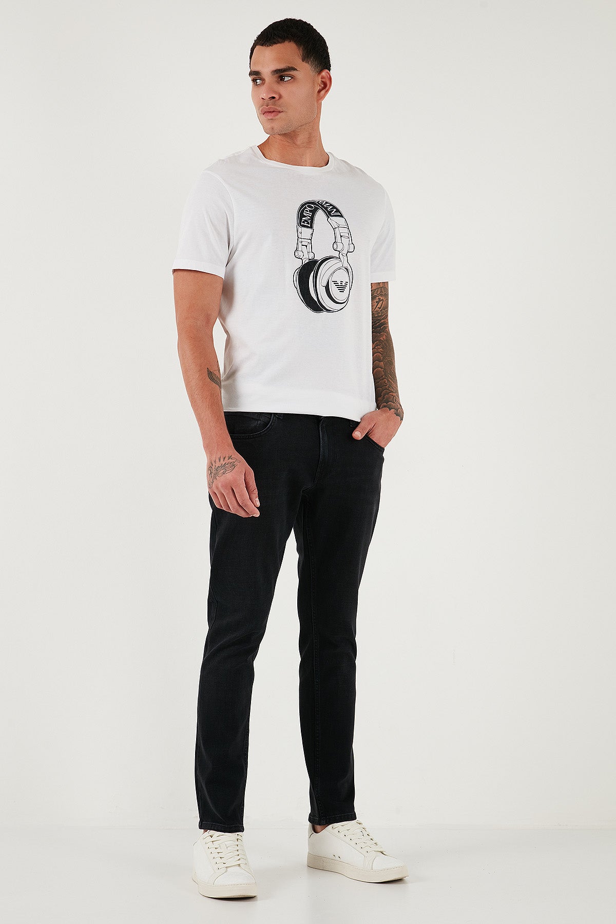 Buratti Pamuklu Regular Fit Normal Bel Boru Paça Jeans Erkek Kot Pantolon 2211C13PARMA SİYAH