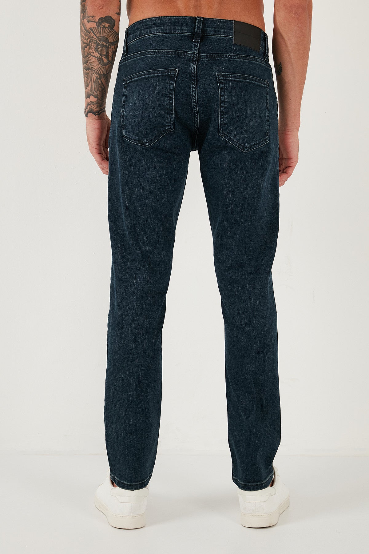 Buratti Pamuklu Regular Fit Normal Bel Boru Paça Jeans Erkek Kot Pantolon 2211C26PARMA MAVİ