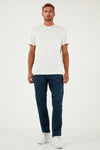 Buratti Pamuklu Regular Fit Normal Bel Boru Paça Jeans Erkek Kot Pantolon 2211S75PARMA LACİVERT
