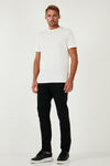 Buratti Streç Pamuklu Slim Fit Yüksek Bel Dar Paça Jeans Erkek Kot Pantolon 3300S55TOKYO SİYAH