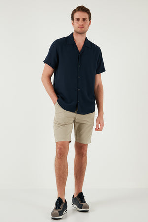 Buratti Pamuklu Slim Tapered Bermuda Erkek Şort 4503S67SMILANO BEJ