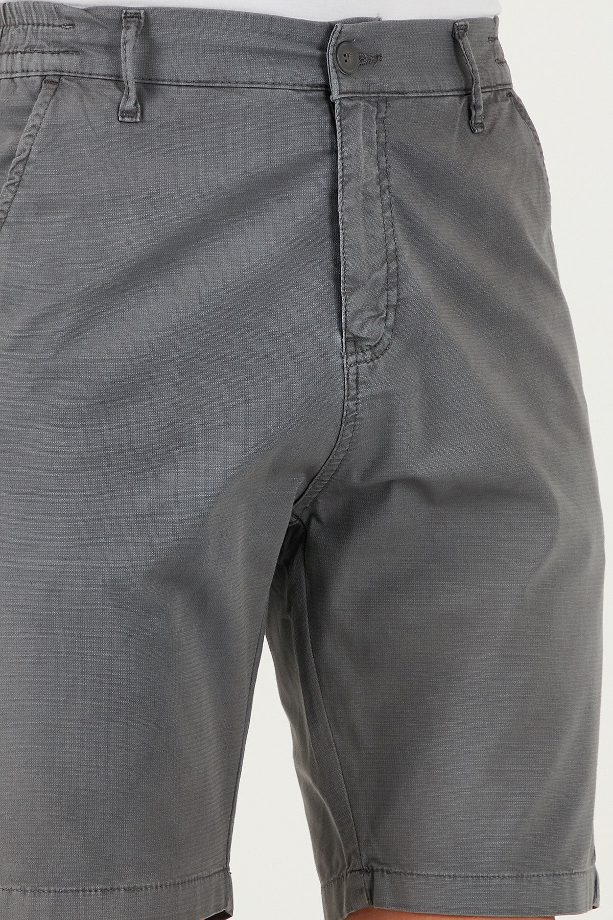 Buratti Pamuklu Slim Tapered Bermuda Erkek Şort 4503S67SMILANO GRİ