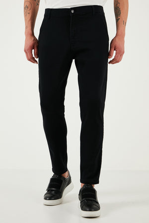 Buratti Pamuklu Slim Fit Normal Bel Boru Paça Jeans Erkek Kot Pantolon 5536S69JMILANO SİYAH