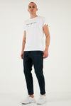 Buratti Pamuklu Slim Tapered Normal Bel Daralan Paça Jeans Erkek Kot Pantolon 5900S80MILANO LACİVERT