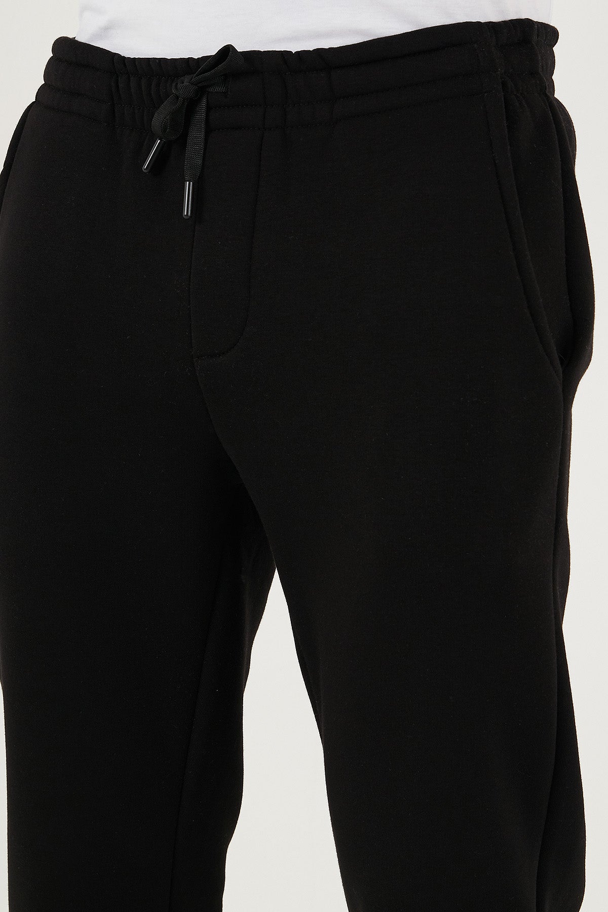 Buratti Pamuklu Regular Fit Normal Bel Şardonlu Erkek Eşofman Altı 5908040 SİYAH