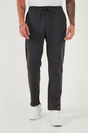 Buratti Pamuklu Regular Fit Normal Bel Şardonlu Erkek Eşofman Altı 5908040 ANTRASİT