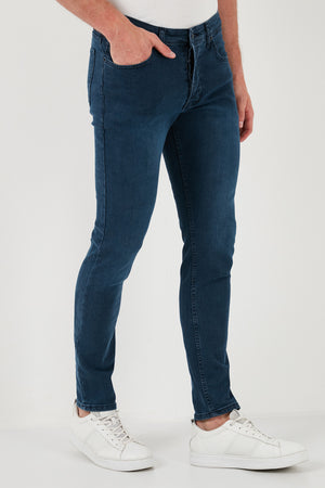 Buratti Yüksek Bel Slim Fit Jeans Erkek Kot Pantolon 6440305 KOYU LACİVERT