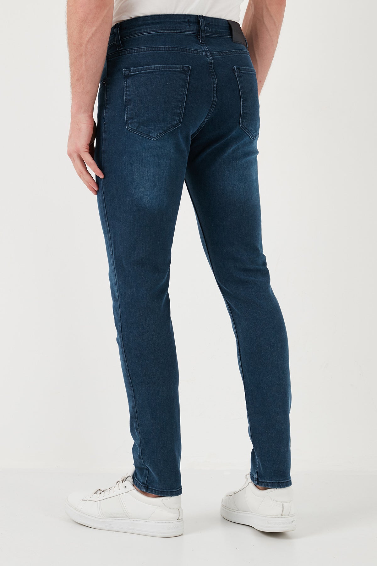 Buratti Yüksek Bel Slim Fit Jeans Erkek Kot Pantolon 6440305 KOYU LACİVERT