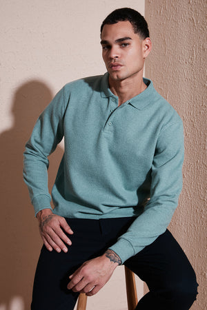 Buratti Pamuk Karışımlı Regular Fit Erkek Polo Yaka Kazak 456223 ÇAĞLA
