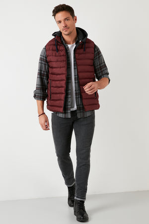 Buratti Erkek Yelek 5852020 BORDO