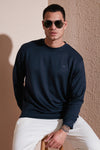Buratti Regular Fit Bisiklet Yaka Uzun Kollu Erkek Sweat 5901066 LACİVERT