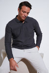 Buratti Pamuklu Regular Fit Polo Yaka Erkek Sweat 5905715 ANTRASİT