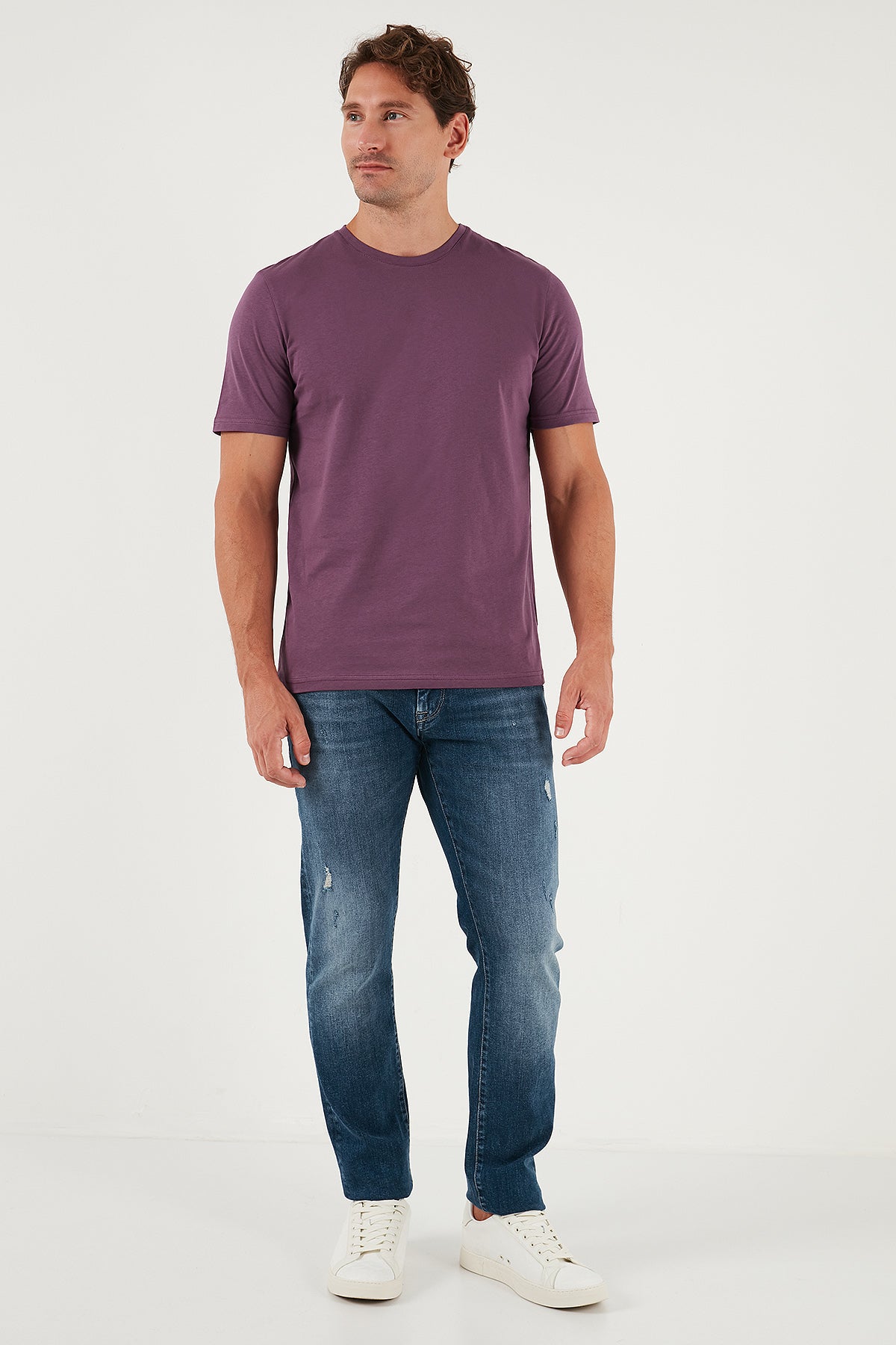 Buratti Pamuklu Regular Fit Bisiklet Yaka Erkek T Shirt 59020204 MÜRDÜM