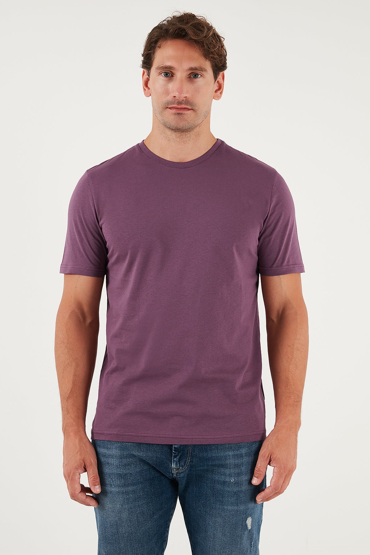 Buratti Pamuklu Regular Fit Bisiklet Yaka Erkek T Shirt 59020204 MÜRDÜM