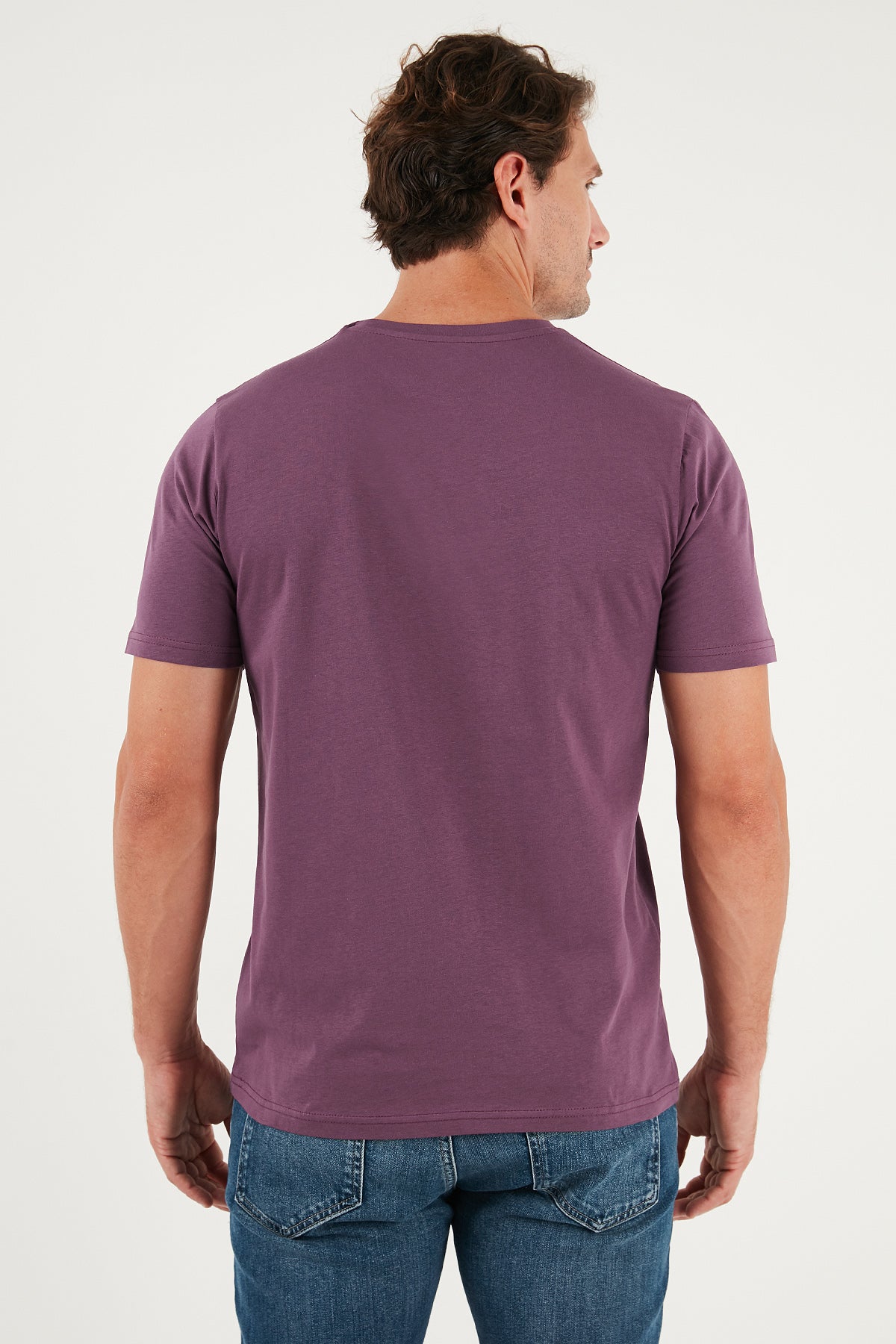 Buratti Pamuklu Regular Fit Bisiklet Yaka Erkek T Shirt 59020204 MÜRDÜM
