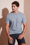 Buratti Pamuklu Regular Fit Bisiklet Yaka Erkek T Shirt 59020204 AÇIK GRİ