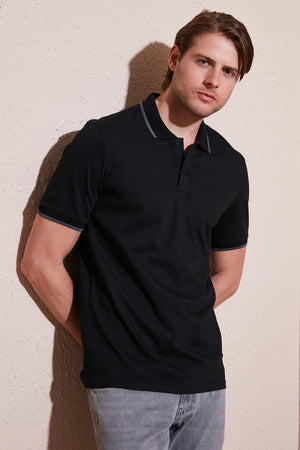 Buratti Pamuklu Regular Fit Erkek Polo Yaka T Shirt 5902063 SİYAH