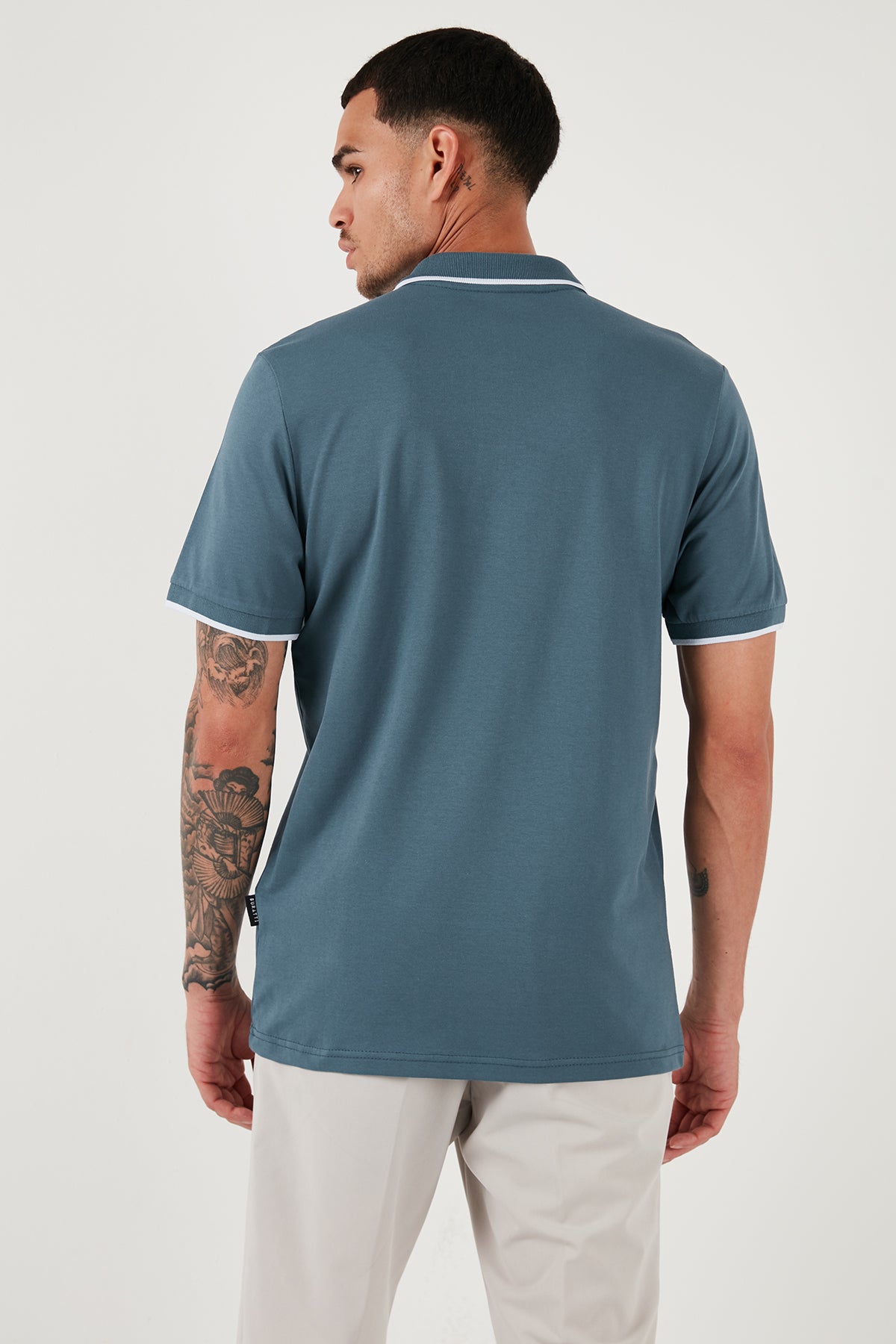 Buratti Pamuklu Regular Fit Erkek Polo Yaka T Shirt 5902063 PETROL