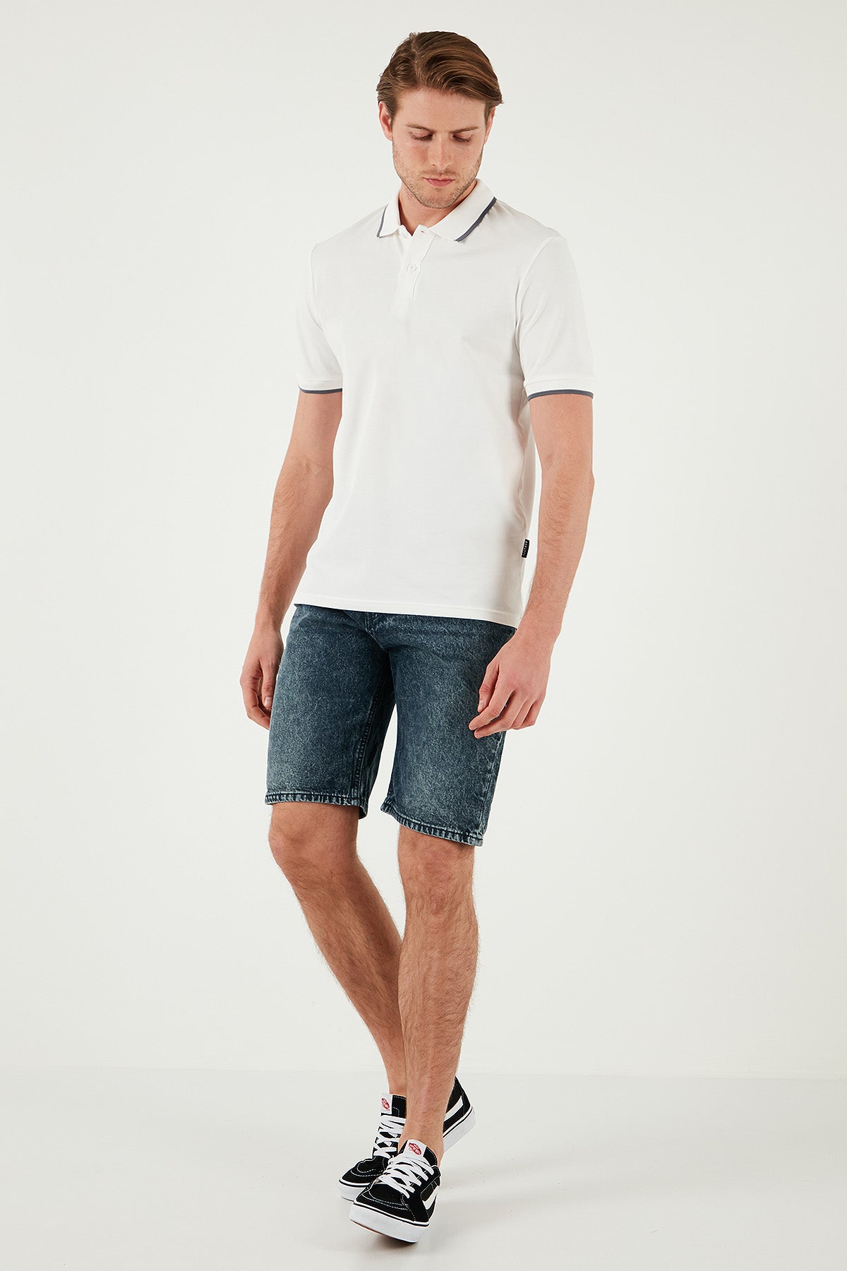 Buratti Pamuklu Regular Fit Erkek Polo Yaka T Shirt 5902063 BEYAZ