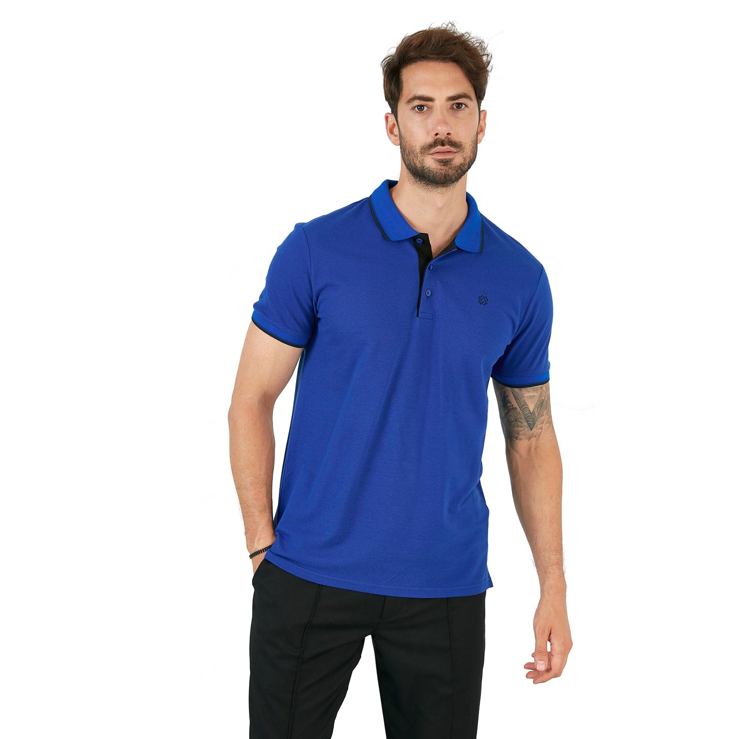 Buratti % 100 Pamuk Düğmeli Slim Fit Erkek Polo Yaka T Shirt 5902118 SAKS