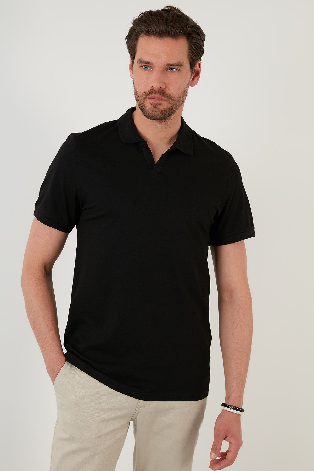 Buratti Regular Fit Pamuklu Erkek Polo Yaka T Shirt 5902141 SİYAH