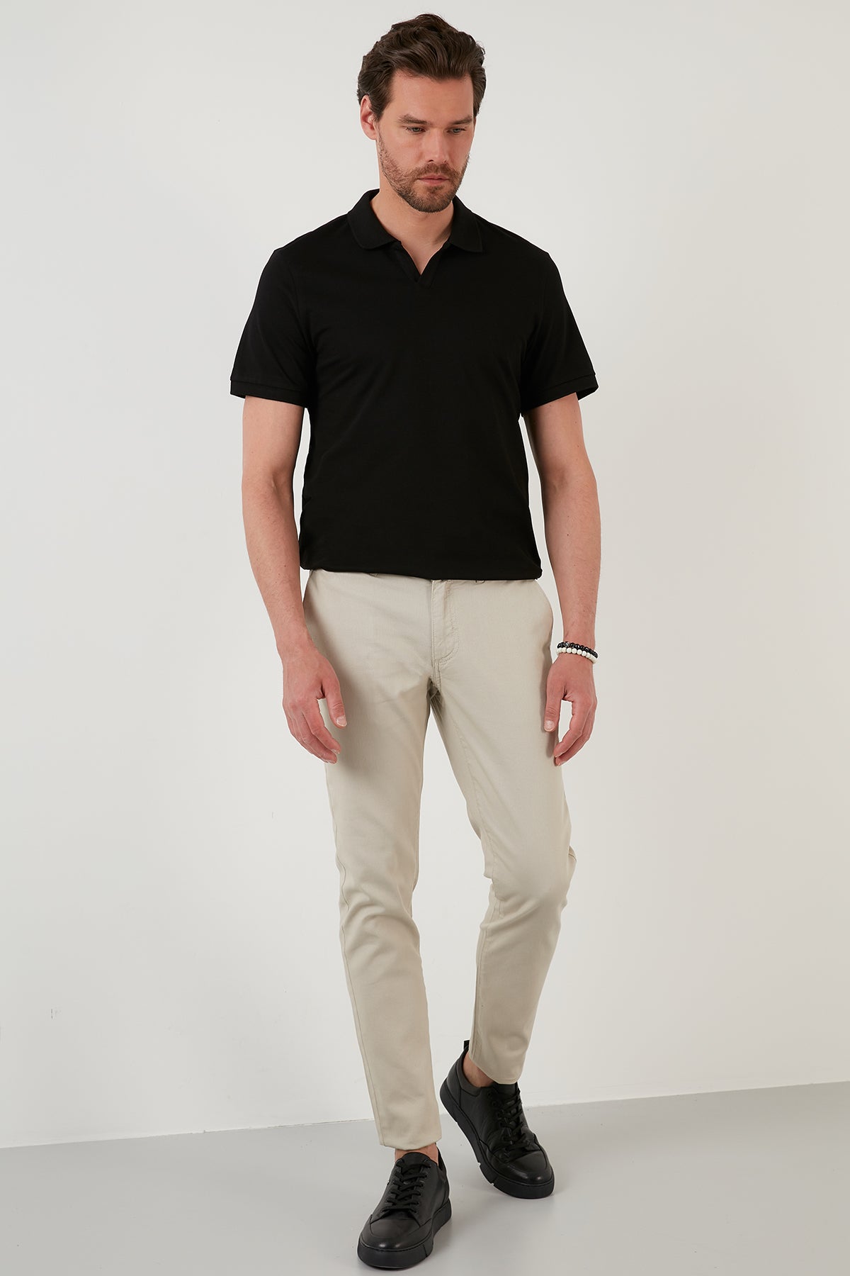 Buratti Regular Fit Pamuklu Erkek Polo Yaka T Shirt 5902141 SİYAH