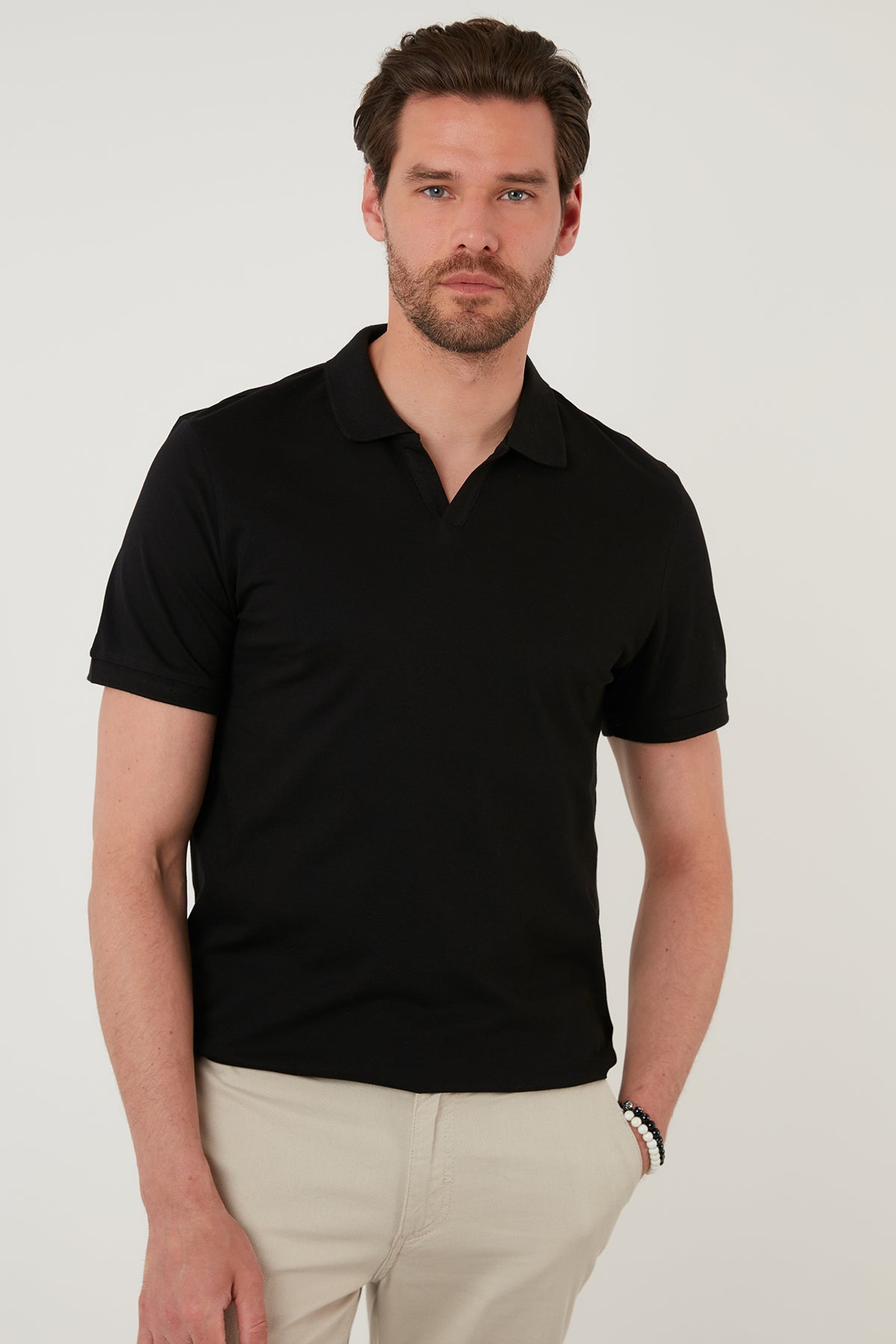 Buratti Regular Fit Pamuklu Erkek Polo Yaka T Shirt 5902141 SİYAH