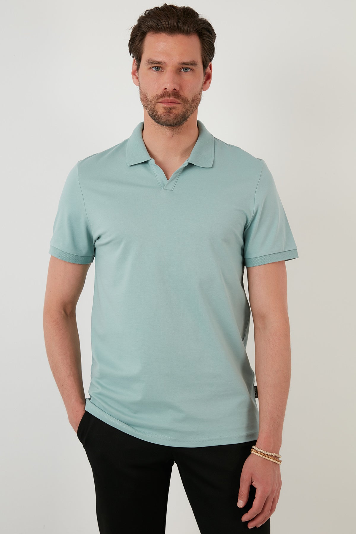 Buratti Regular Fit Pamuklu Erkek Polo Yaka T Shirt 5902141 MİNT