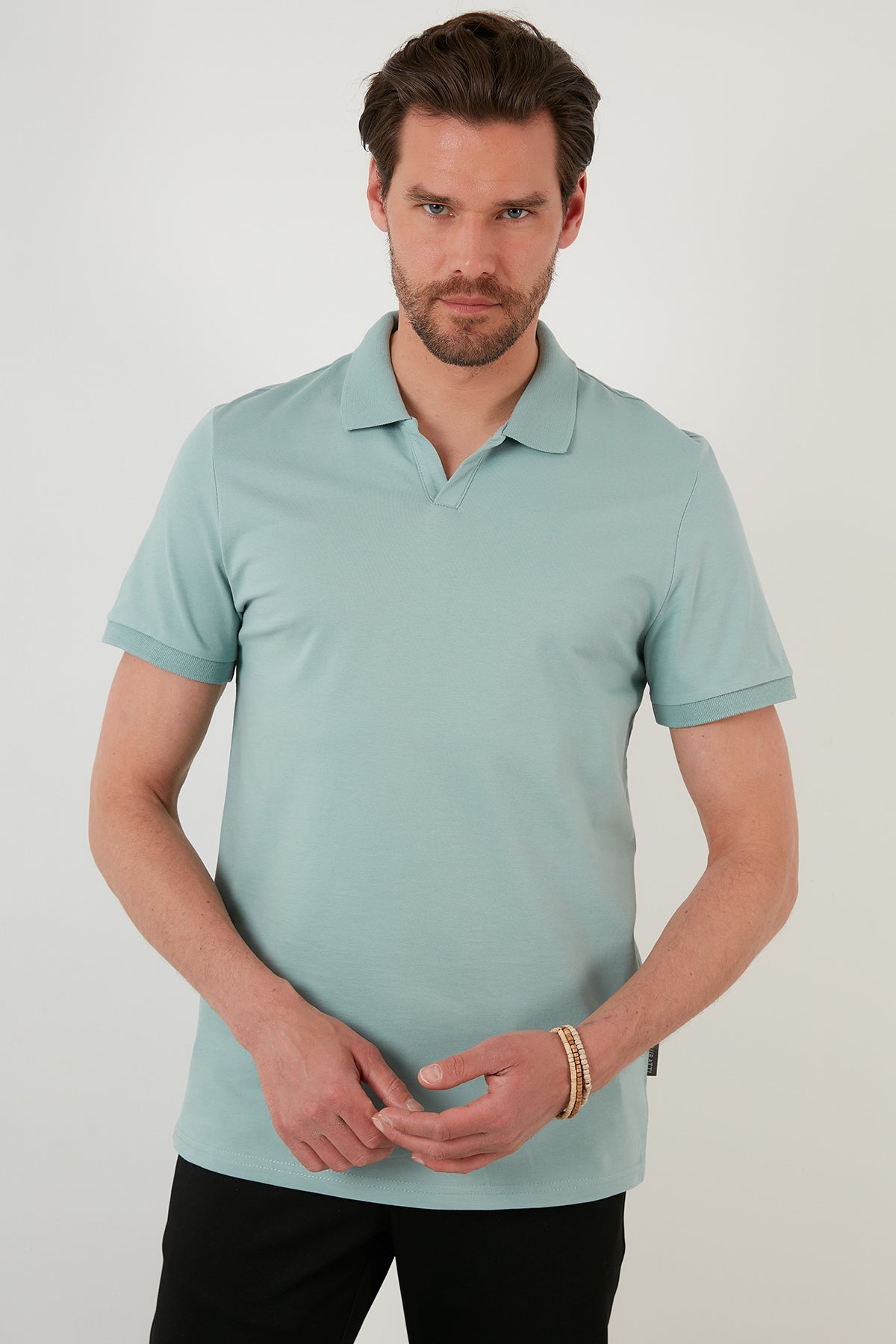 Buratti Regular Fit Pamuklu Erkek Polo Yaka T Shirt 5902141 MİNT