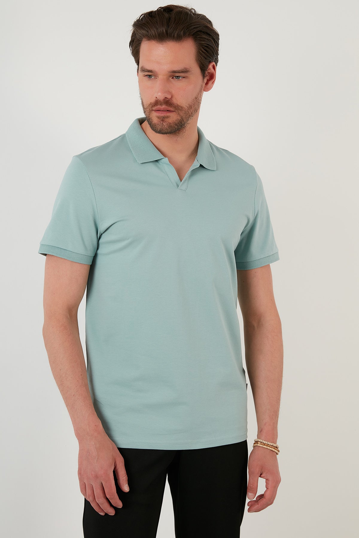 Buratti Regular Fit Pamuklu Erkek Polo Yaka T Shirt 5902141 MİNT