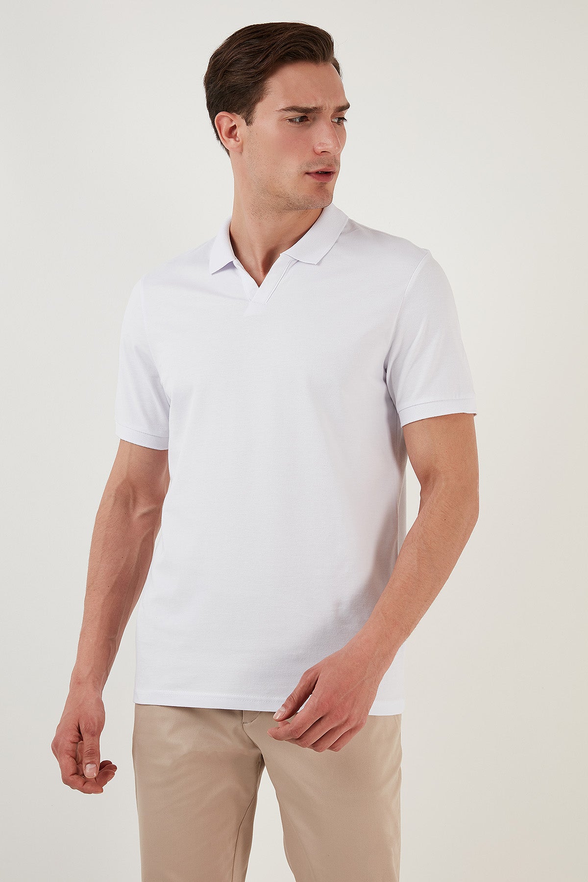 Buratti Regular Fit Pamuklu Erkek Polo Yaka T Shirt 5902141 BEYAZ