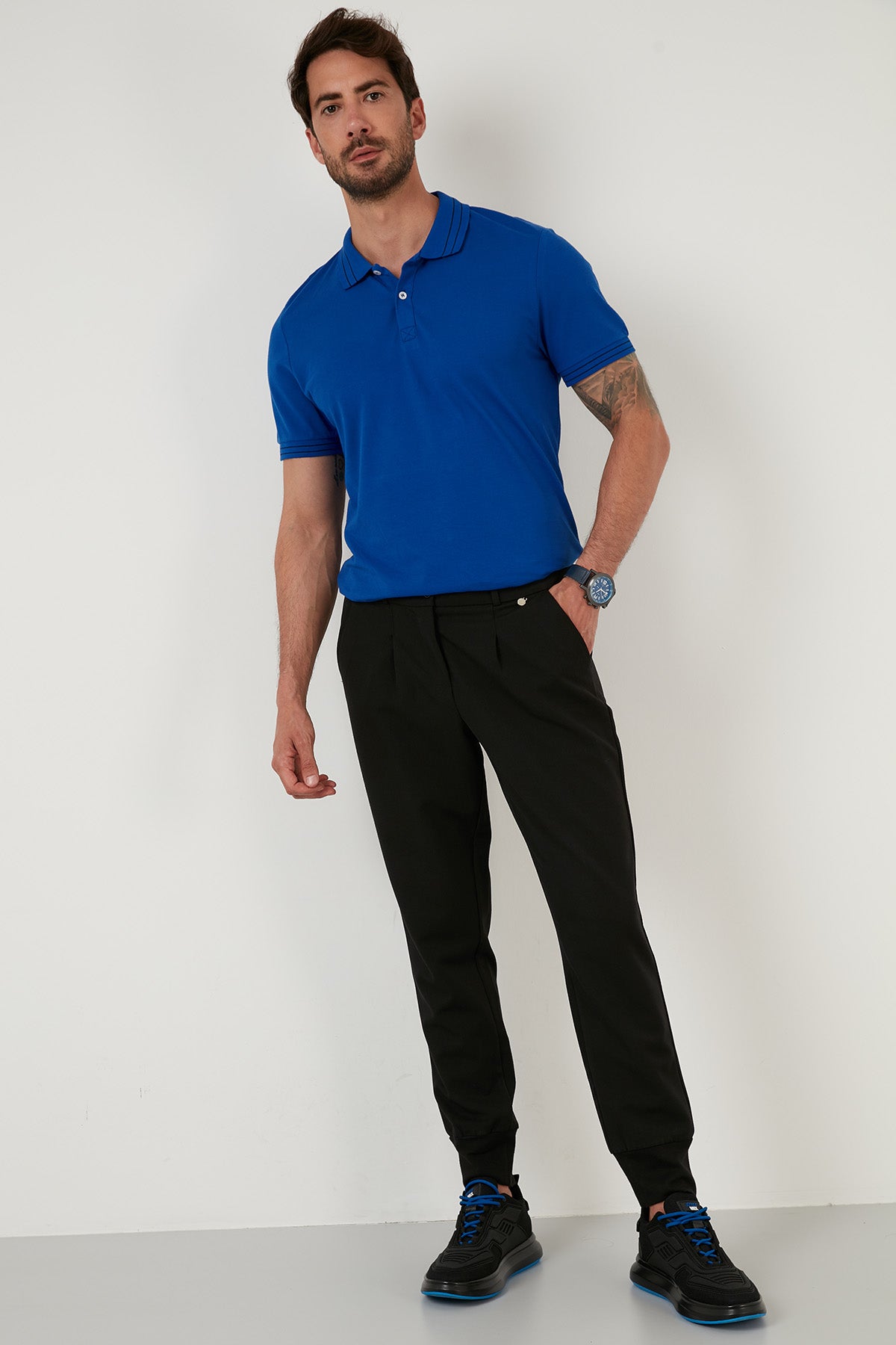 Buratti Regular Fit Düğmeli % 100 Pamuklu Erkek Polo Yaka T Shirt 5902325 SAKS