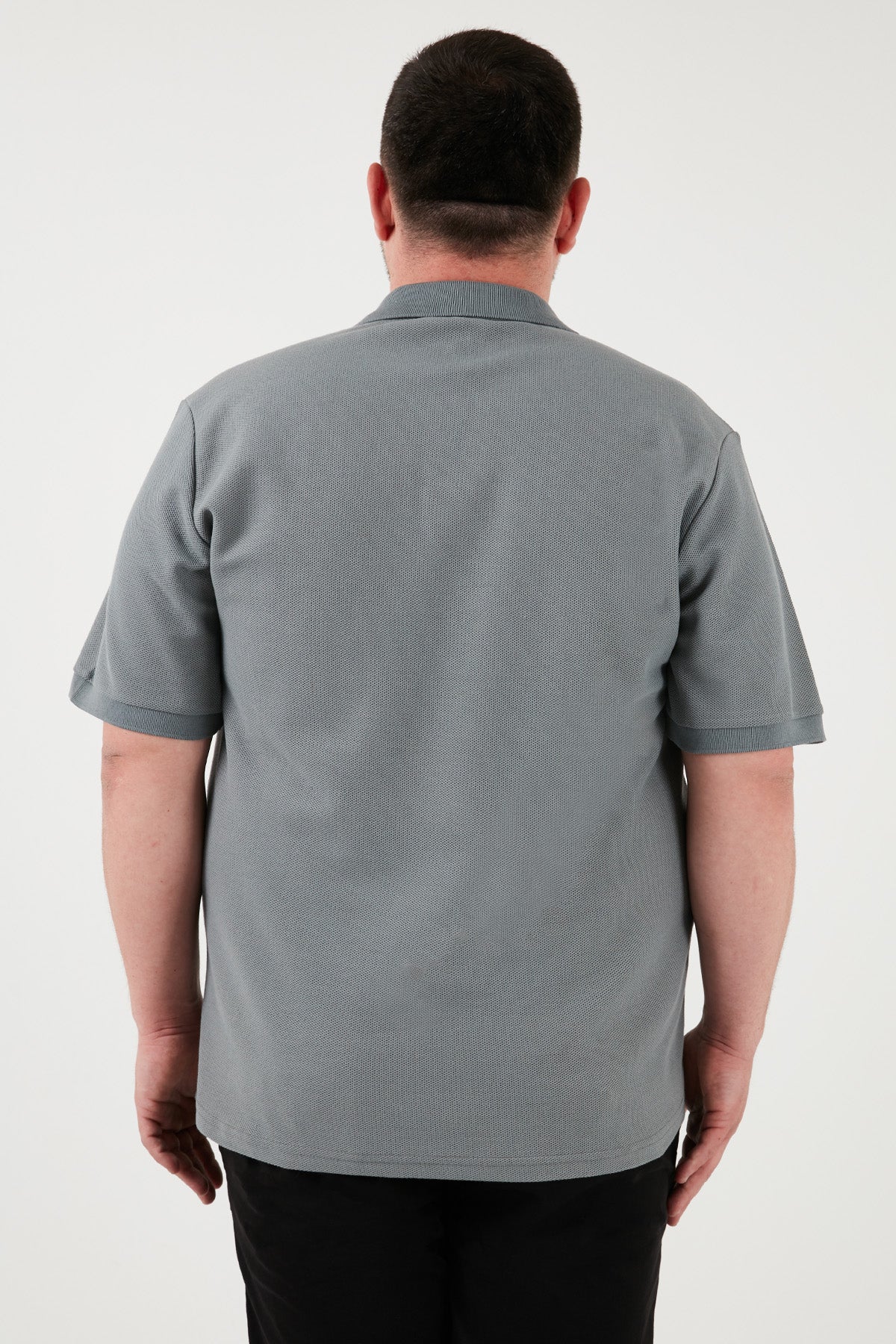 Buratti Büyük Beden Pamuklu Regular Fit Erkek Polo Yaka T Shirt 5902729B AÇIK HAKİ