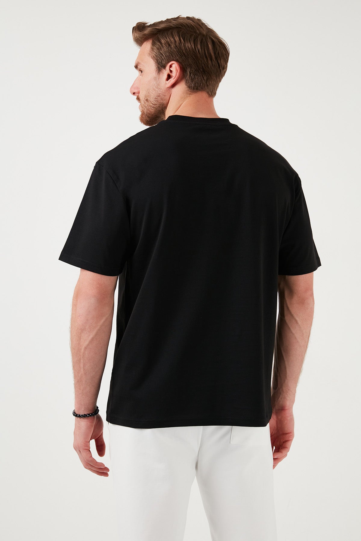 Buratti Pamuklu Regular Fit Bisiklet Yaka Erkek T Shirt 5902903 SİYAH