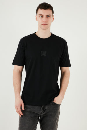 Buratti Pamuklu Regular Fit Bisiklet Yaka Erkek T Shirt 5902948 SİYAH