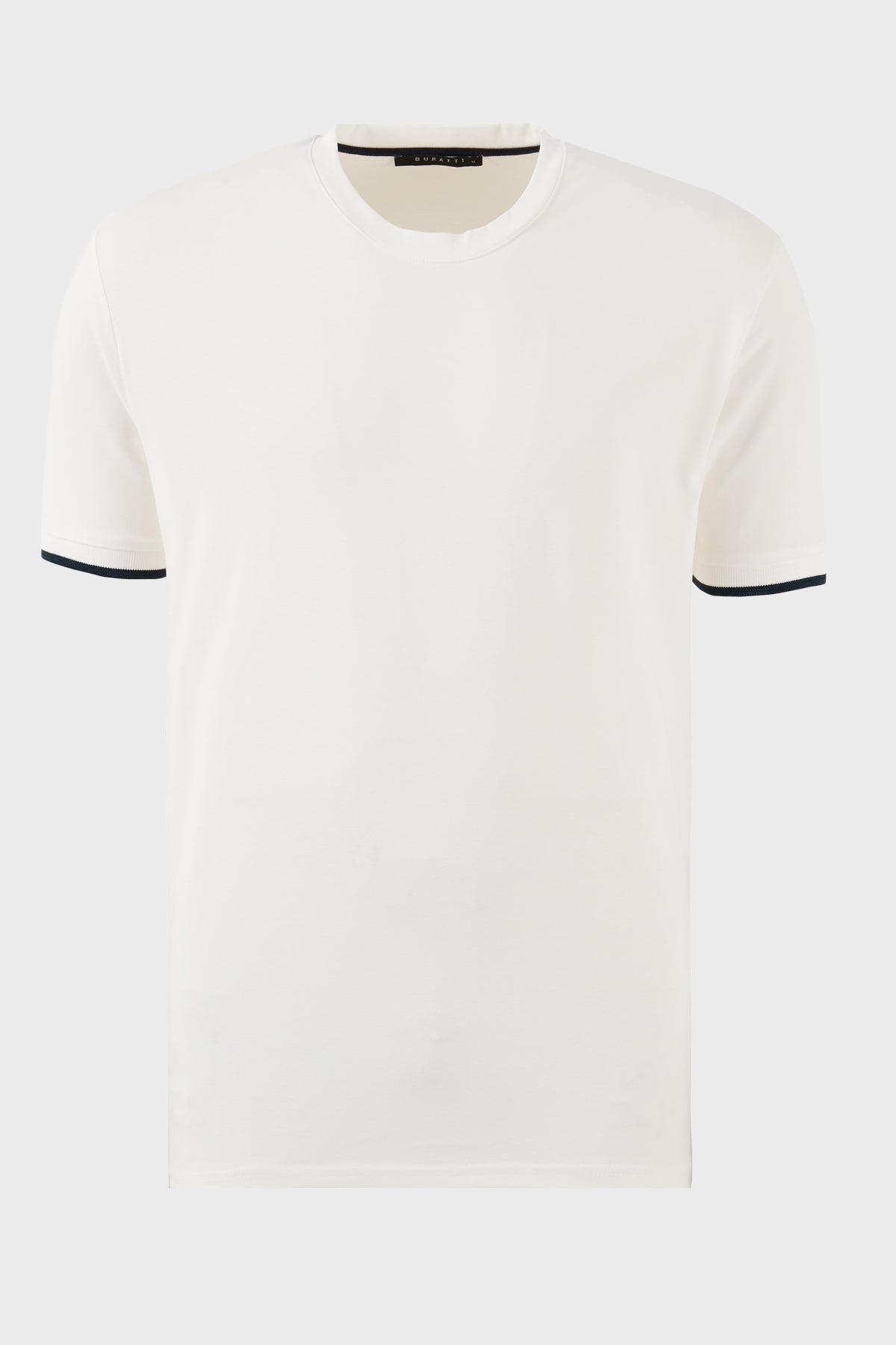 Buratti Streç Pamuklu Regular Fit Bisiklet Yaka Erkek T Shirt 5902981 BEYAZ